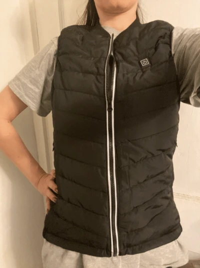 person wearing Hilipert Heated Vest